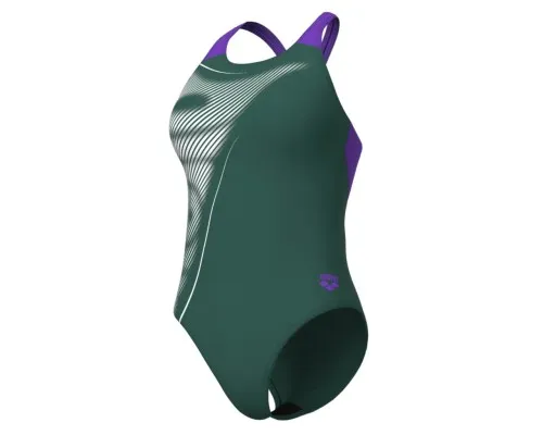Купальник Arena Bright Glare Swimsuit V Back 008930-690 зелений 44 (3468337533696)