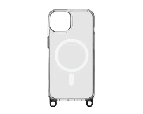 Чохол до мобільного телефона Armorstandart Crossbody Air MagSafe Rope Apple iPhone 15 Clear (ARM86373)