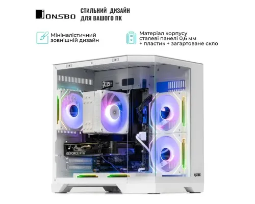 Корпус для ПК Qube CRYSTAL_GWNU3