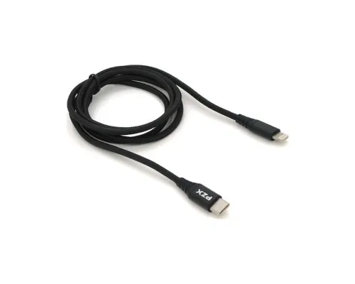 Дата кабель USB-C to Lightning 1.2m 2.1A black PZX (YT-PZX/V-109-M+L/B)