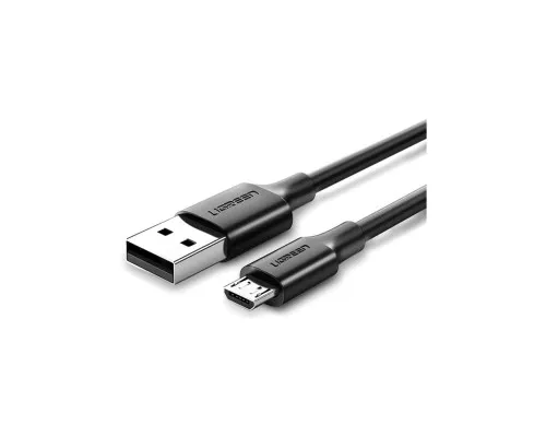Дата кабель USB 2.0 AM to Micro 5P 0.25m 2A US289 black Ugreen (60134)