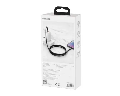 Дата кабель USB-C to USB-C 1.0m 100W black Baseus (CATWJ-01)