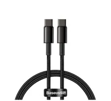 Дата кабель USB-C to USB-C 1.0m 100W black Baseus (CATWJ-01)
