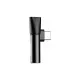 Перехідник USB-C M to USB-C F + 3.5mm F black Baseus (CATL41-01)