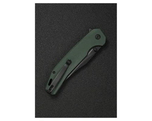 Ніж Sencut Vornix, Green G10, Black Stonewash (S25038-1)