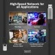 Дата кабель USB AM to RJ45 Ethernet 3.0m CAT 6A S/FTP 1Gbps LSZH Digitus (AK-300600-030-S)