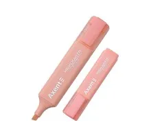 Маркер Axent Highlighter 2537-A, 1-5 мм клиноп. пастель рожевий (2537-24-A)