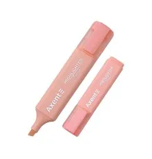 Маркер Axent Highlighter 2537-A, 1-5 мм клиноп. пастель рожевий (2537-24-A)