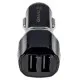 Зарядний пристрій Grand-X car 12-24V Black 2USB 5V/2.4A (CH-26/CH-26B)