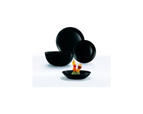 Тарілка Luminarc Diwali Black 20 см супова (P0787)
