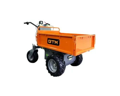 Візок вантажний GTM самохідний на колесах (дампер) 500кг/акк. 32Ah (E50M/32A)