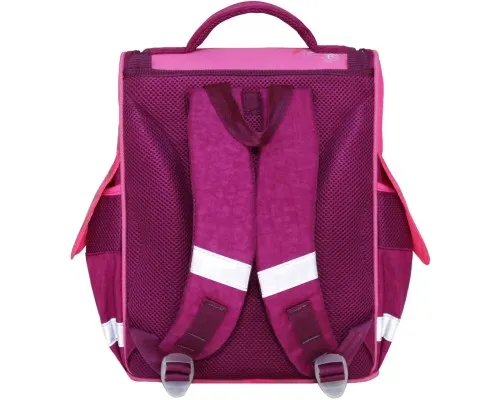 Портфель Bagland з ліхтариками Успіх 12 л. малиновий 389 (00551703) (80213700)