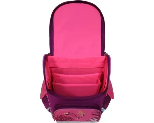 Портфель Bagland з ліхтариками Успіх 12 л. малиновий 389 (00551703) (80213700)