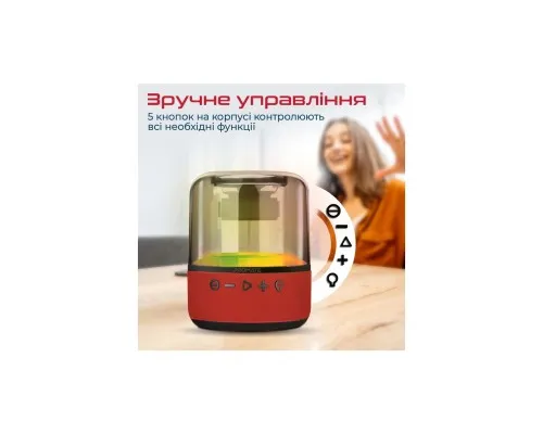 Акустична система Promate Glitz-L Red (glitz-l.red)