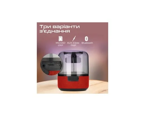 Акустична система Promate Glitz-L Red (glitz-l.red)