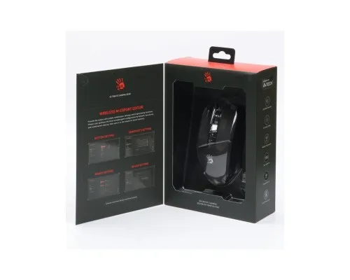 Мишка A4Tech Bloody R36 Ultra Wireless Stone Black (4711421000178)