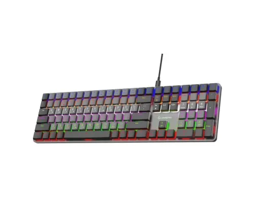 Клавіатура GamePro MK145R Red Swich Low Profile USB Dark Gray (MK145R)