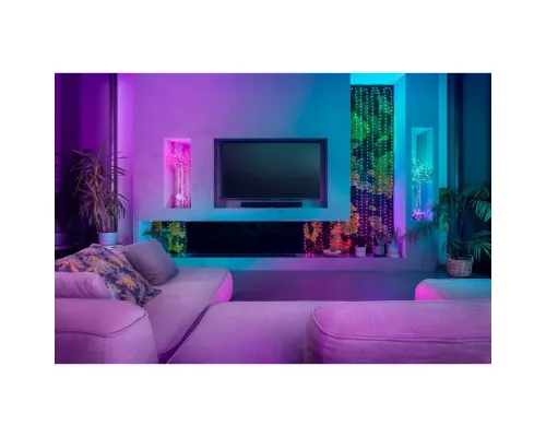 Гірлянда Twinkly Smart LED Strings USB 200 Pearl-shaped RGB LEDs, Green Wire, USB-C 12м (TWKP200RGB-G)