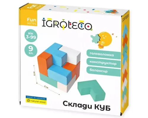 Розвиваюча іграшка Ігротеко Склади КУБ (900170)