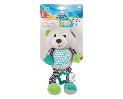 Брязкальце Canpol плюшева музична BEARS сіра (68/053_grey)