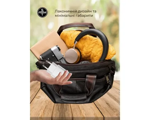 Зарядний пристрій Armorstandart AR-TA800W USB-C 25W White + cable USB-C to USB-C (ARM63804)