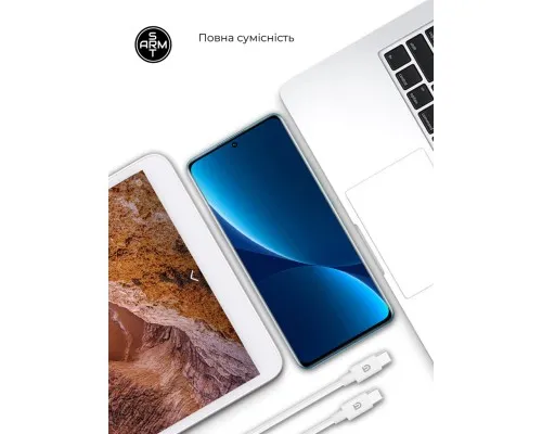 Зарядний пристрій Armorstandart AR-TA800W USB-C 25W White + cable USB-C to USB-C (ARM63804)
