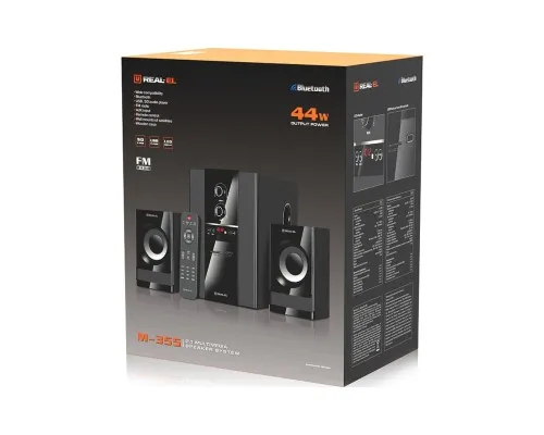 Акустична система REAL-EL M-355 Black (EL121300015)