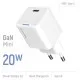 Зарядний пристрій ColorWay C101C GaN Mini 20W PD PPS USB-C white (CW-CHS059PD-WT)