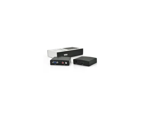 Конвертор VGA to HDMI+ Audio active black Voltronic (YT-AC-HDMI(in)/VGA(out)-B/14898)