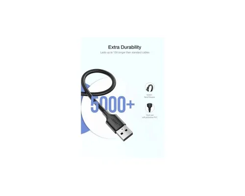 Дата кабель USB 2.0 AM to Micro 5P 0.5m 2A US289 black Ugreen (60135)