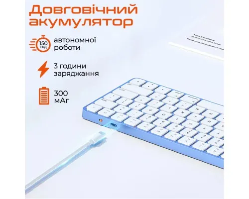 Клавіатура Meetion K210 Bluetooth/Wireless Black (MT-K210MW-A-RUA)