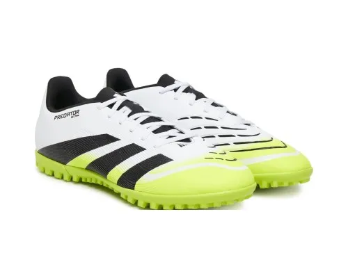 Сороконіжки Adidas Predator Club TF JH8854 білий, чорний, зелений 42 2/3 (8.5UK) 26.3 см (4067907703669)