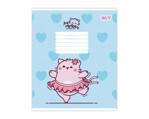 Зошит Yes Pembe the cat А5 18 аркушів клітинка (769090)