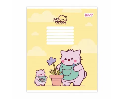 Зошит Yes Pembe the cat А5 18 аркушів клітинка (769090)