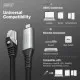 Дата кабель USB-C to RJ45 Ethernet 3.0m CAT 6A S/FTP 1Gbps LSZH Digitus (AK-300601-030-S)
