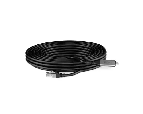 Дата кабель USB-C to RJ45 Ethernet 3.0m CAT 6A S/FTP 1Gbps LSZH Digitus (AK-300601-030-S)
