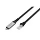 Дата кабель USB-C to RJ45 Ethernet 3.0m CAT 6A S/FTP 1Gbps LSZH Digitus (AK-300601-030-S)