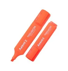 Маркер Axent Highlighter 2537-A, 1-5 мм клиноп. помаранчевий (2537-12-A)