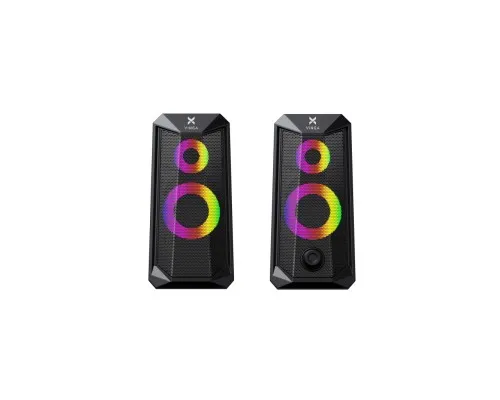 Акустична система Vinga SP-200 LED USB Black