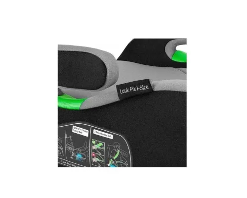 Автокрісло Lionelo Luuk Fix I-Size Luuk бустер Black Carbon (LO-LUUK FIX I-SIZE BLACK CARBON)