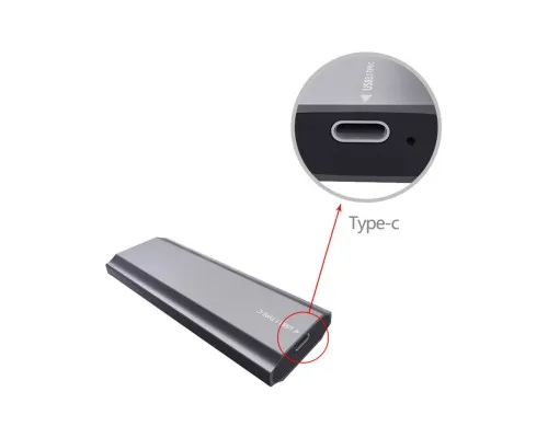 Кишеня зовнішня Dynamode M.2 SSD NVMe/SATA combo USB3.2 GEN2 USB-C (DM-CAD-SSD05)