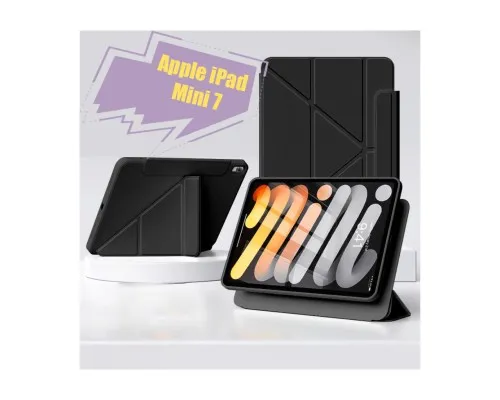 Чохол до планшета BeCover Ultra Slim Origami Flex Apple iPad Mini 7 2024 Black (712969)