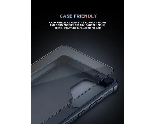Скло захисне Armorstandart Supreme Plus Black Icon Samsung S25 (ARM85453)