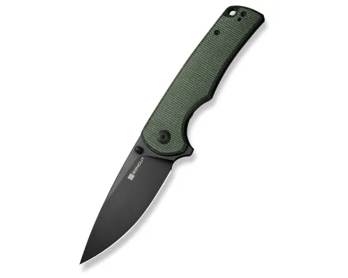 Ніж Sencut Praktisk, Green Micarta, Darkwash (S24019-3)