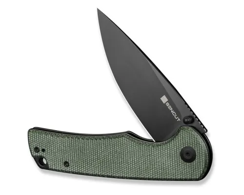 Ніж Sencut Praktisk, Green Micarta, Darkwash (S24019-3)