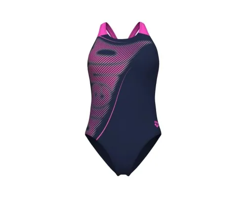 Купальник Arena Bright Glare Swimsuit V Back 008930-790 фіолетовий 40 (3468337533740)
