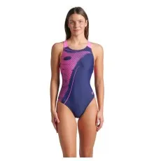 Купальник Arena Bright Glare Swimsuit V Back 008930-790 фіолетовий 40 (3468337533740)