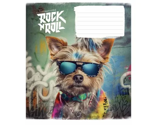 Зошит Школярик Rock star 12 аркушів клітинка (012-3277K)