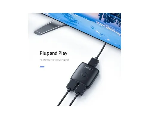 Розгалужувач Orico HDMI 2.0 1x2, 4K (CA913510)