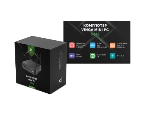 Комп'ютер Vinga Mini PC V661 (V6611235U.16256)